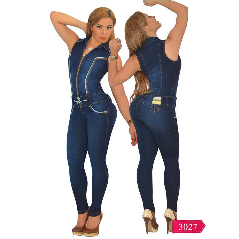 Enterizo Levantacola Colombiano Dubay  Ref. 115 -3027 SIZE 3 USA 8 COL - awesome jeans colombia